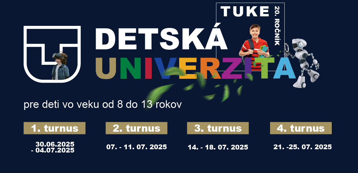 20. ročník Detskej univerzity TUKE – júl na TUKE bude opäť patriť deťom image img