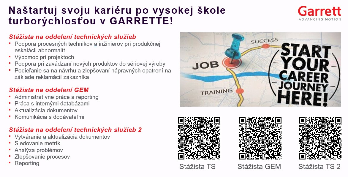 GARRETT_Trainee pozície pre čerstvých absolventov image GARRETT_Trainee pozície pre čerstvých absolventov image